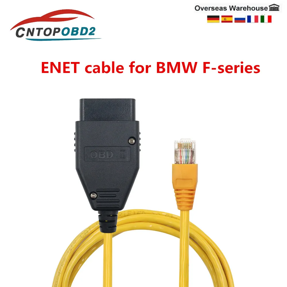 

A+ Quality ENET Data Cable For BMW Enet Ethernet ENET ICOM Coding for F-Series OBD2 Diagnostic Coding Tool OBDII Adapter