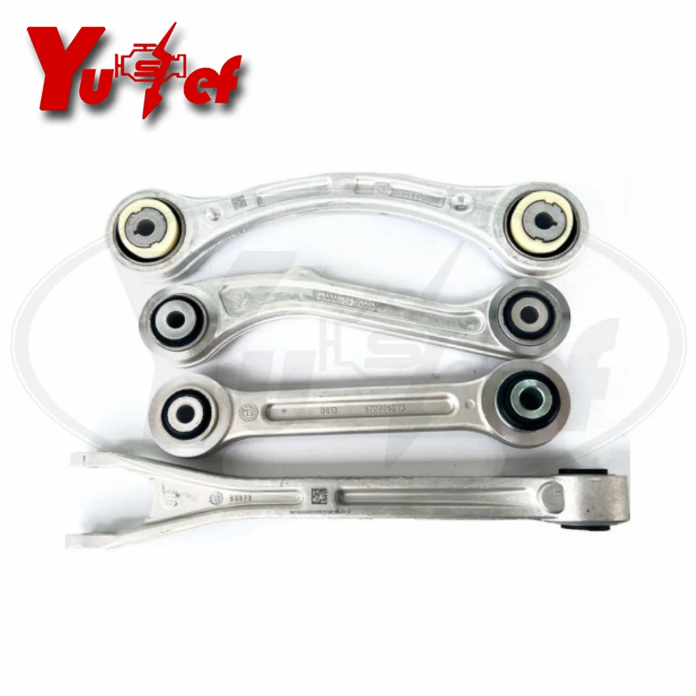 4 Pieces Rear Control Arm Kit 670035978 670007251 670002808 670007252 For Maserati Quattroporte M156 Ghibli M157 -