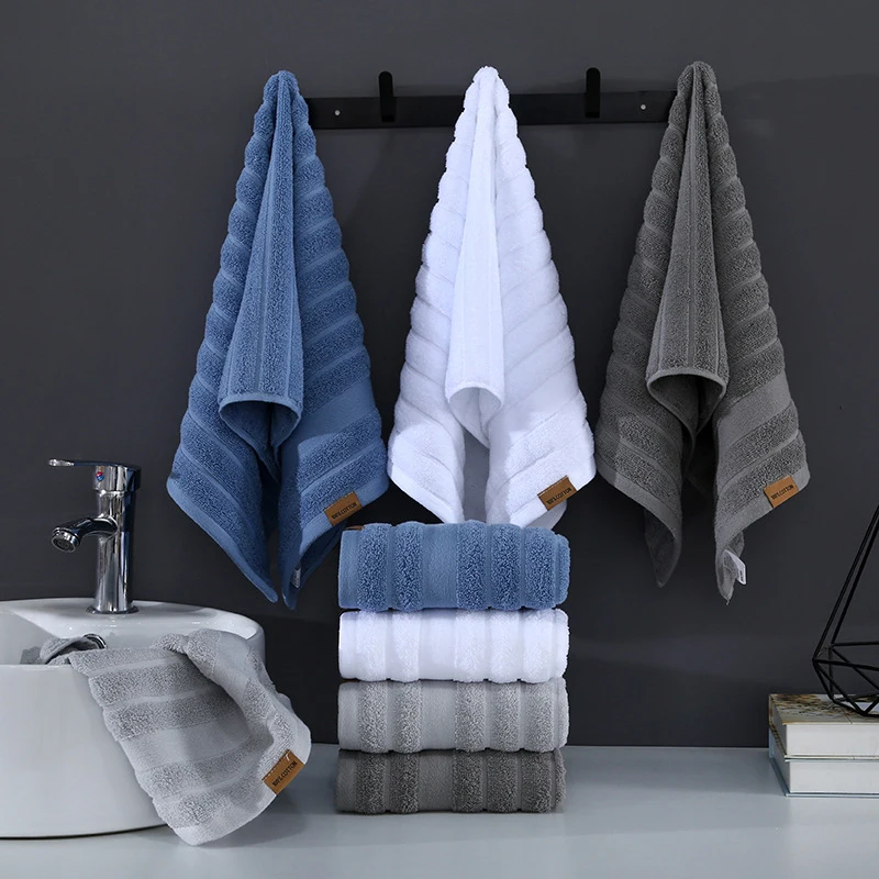 Thick cotton bath towel Household bathroom adult men and women universal soft absorbent washing hair shower towel bathroom hotel bath towels cotton towel