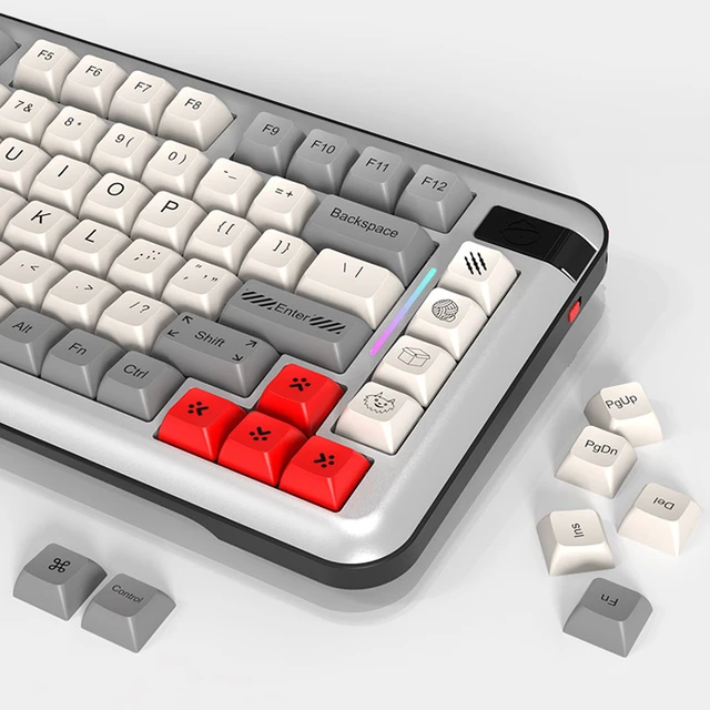 UKCOCO Teclado Mecânico Keycap Teclado Personalizado Acessórios Para  Computador PC Teclado Mecânico Perfil Capas De Chave Capa Impressão 3D  Jogos