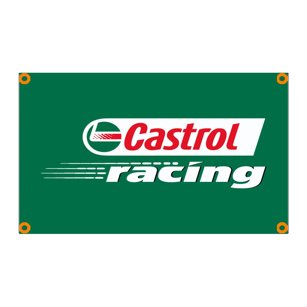 90X150Cm 60X90Cm Bandiera Da Corsa Castrol 3X5 Piedi Poliestere