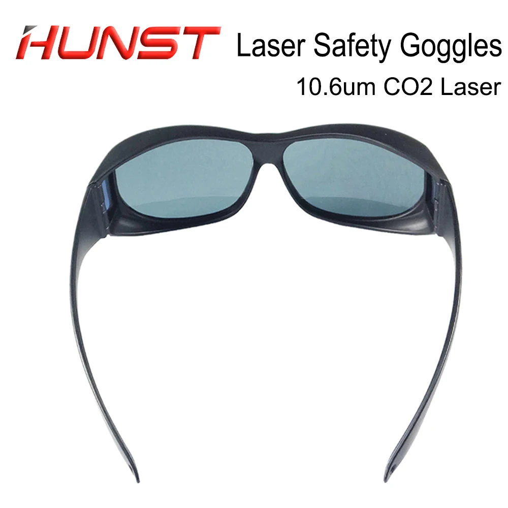 Laser goggles HUNST CO2 Laser Safety Glasses OD6+ For Marking Cutting Machine Parts 10600nm Protective Eyewear Goggles