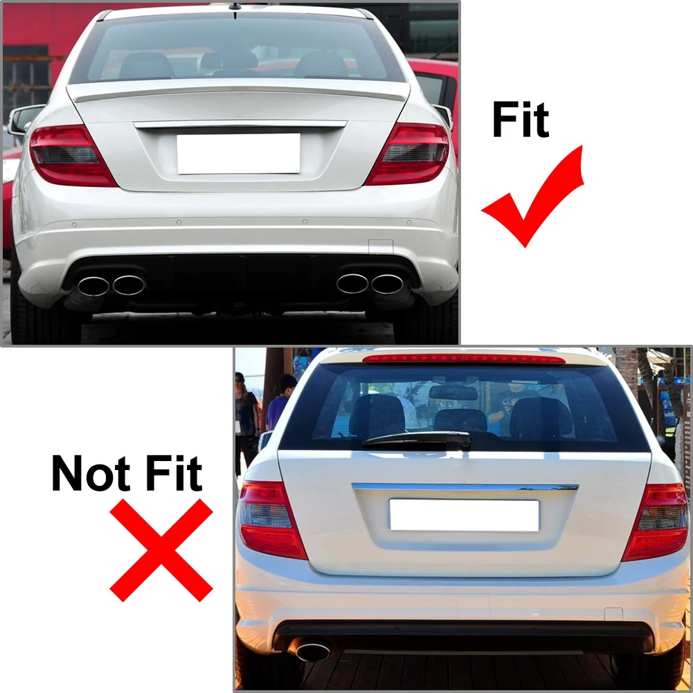 Car Bumper Tow Hook Cover Car Rear Bumper Tow Hook Eye Cover A2048850226 for Mercedes-Benz C Class W204 2007 2008 2009 2010 2011 2012