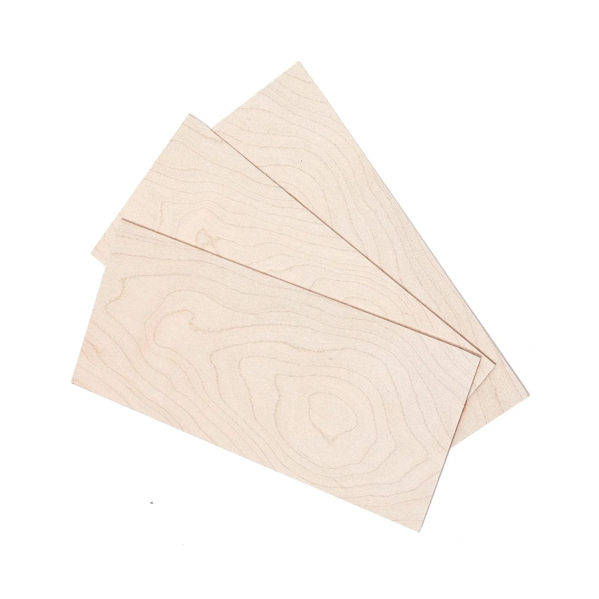 

3 Pcs Maple Wood Guitar Head Veneer Headplate Headstock Luthier Tonewood for Acoustic Classic Guitar DIY Making