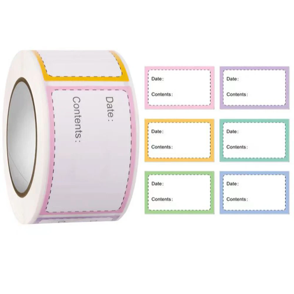 90-300 Pcs Date Content Stickers Blank Writable Storage Pantry Seal Labels for Food Material Kitchen Marking Home Storage Tags