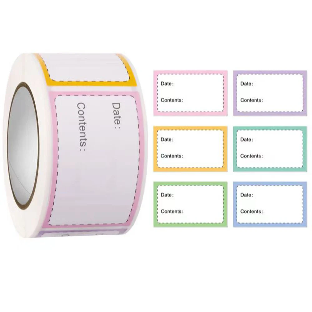 

90-300 Pcs Date Content Stickers Blank Writable Storage Pantry Seal Labels for Food Material Kitchen Marking Home Storage Tags