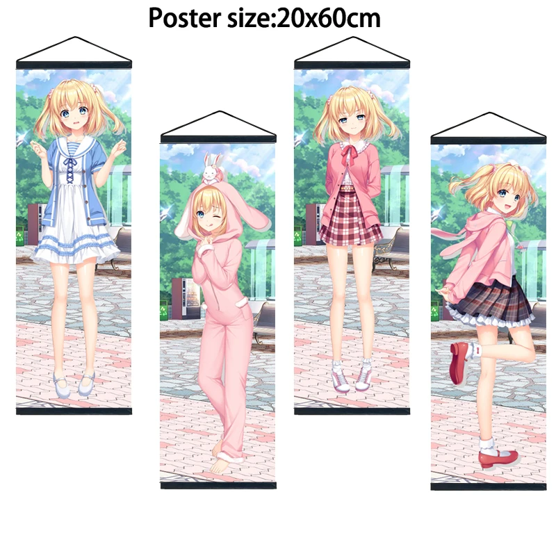

Anime Poster for Home Decoration, Wall Scroll, Sousaku, Kanojo, Ren'ai, Koushiki, Nagima, Yumemi, 20x60cm