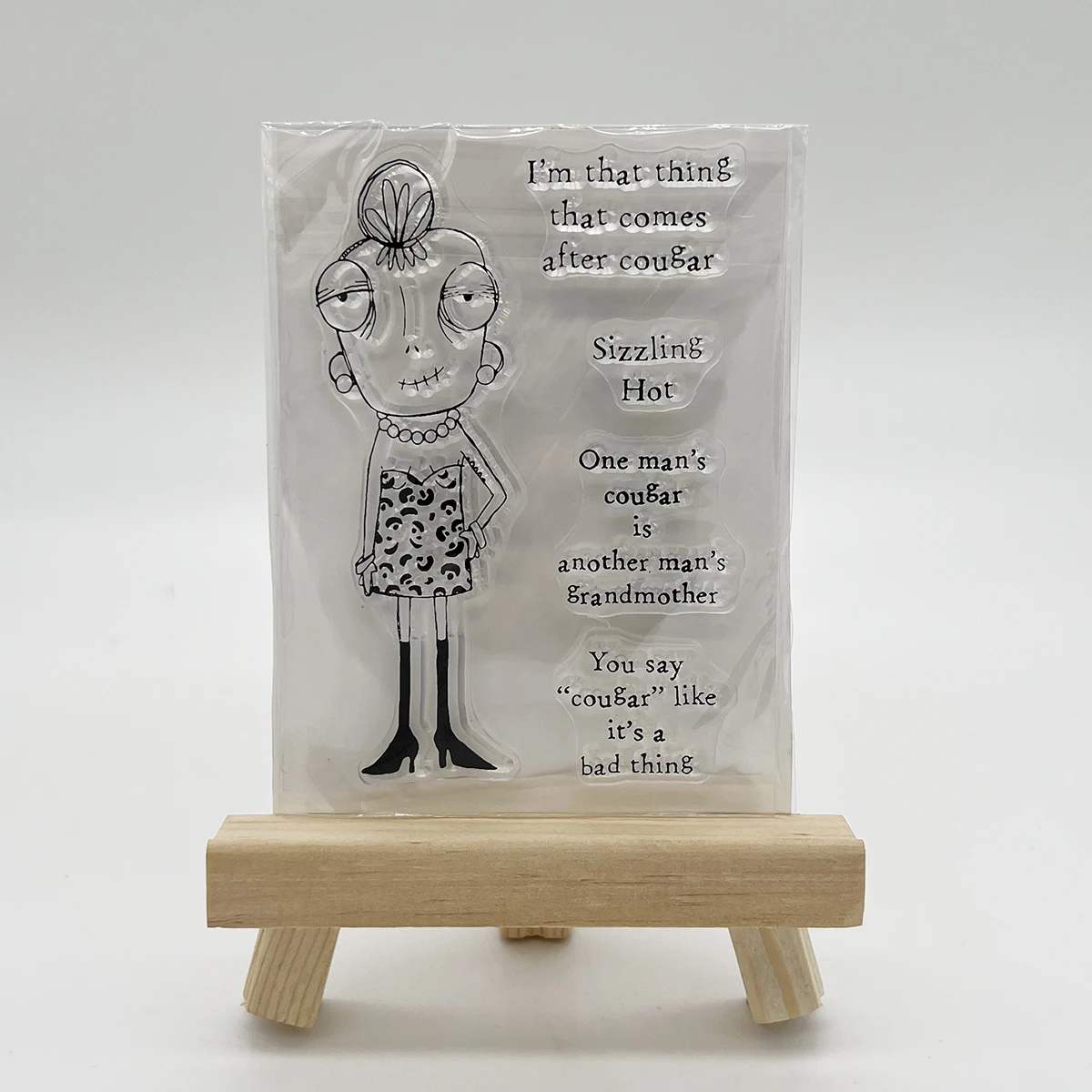 

Новый прозрачный штамп в ретро стиле с леопардовым принтом для девочек для творчества, изготовления открыток, открыток, бумаги, скрапбукинга, без металлической резки