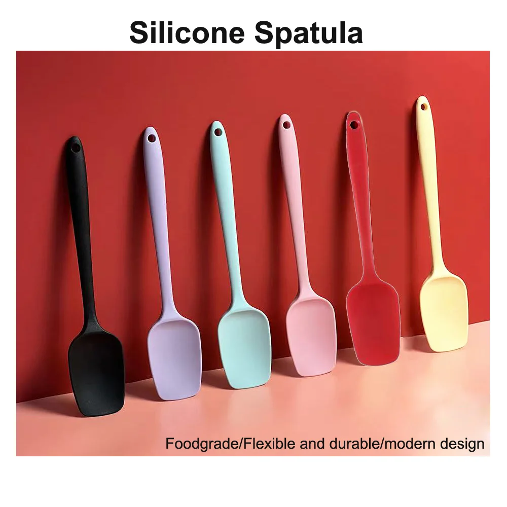 21cm/27cm Silicone Scraper Food Grade Silicone Baking Spatula Cake Spatula Mixing Tool Kitchen Baking Accessories 21cm/27cm Silicone Scraper Food Grade Silicone Baking Spatula Cake Spatula Mixing Tool Kitchen Baking Accessories