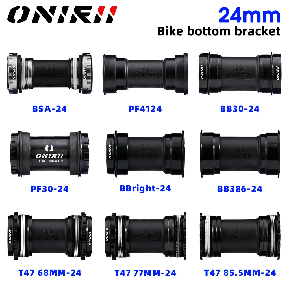 

ONIRII 24 мм велосипедный Нижний Кронштейн серии BSA 86-92 BB30 PF30 T47 резьбовые нажимные детали для велосипеда подшипник BB для горного и дорожного велосипеда Новинка
