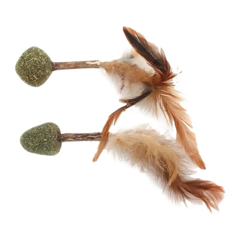 

2pcs Catnip Ball Set Cat Treat Toys Snack Self-Adhesive Rotated Catnip Ball Cats Wall Mount Molar Teething Toy For Cats Ball