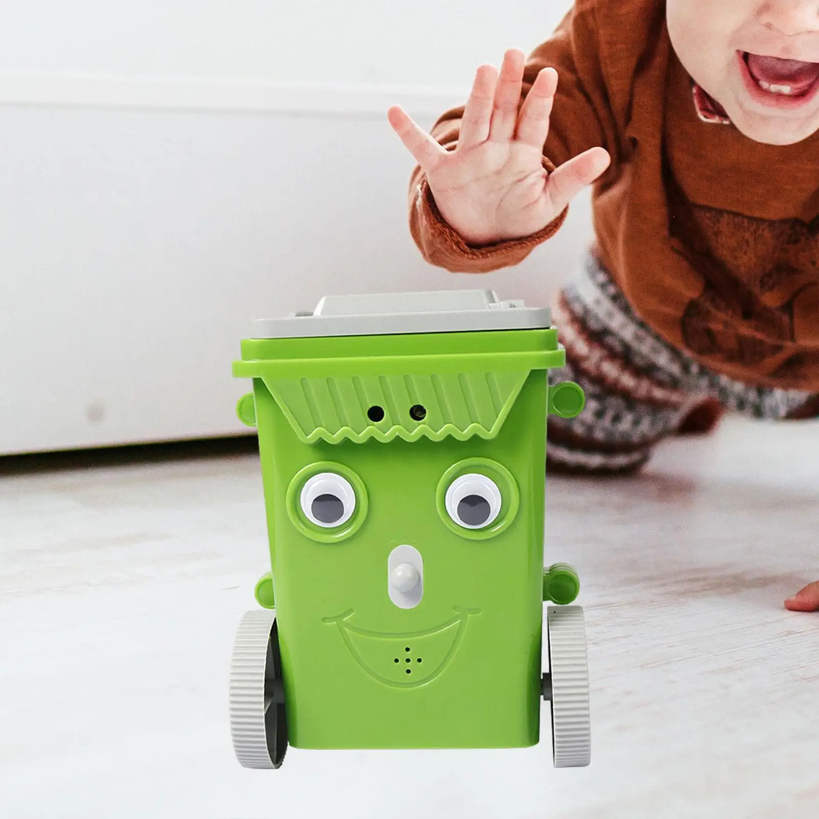 Vacuum Cleaner Toy Mini Curbside Vehicle Garbage Bin for New Year Festivals 2