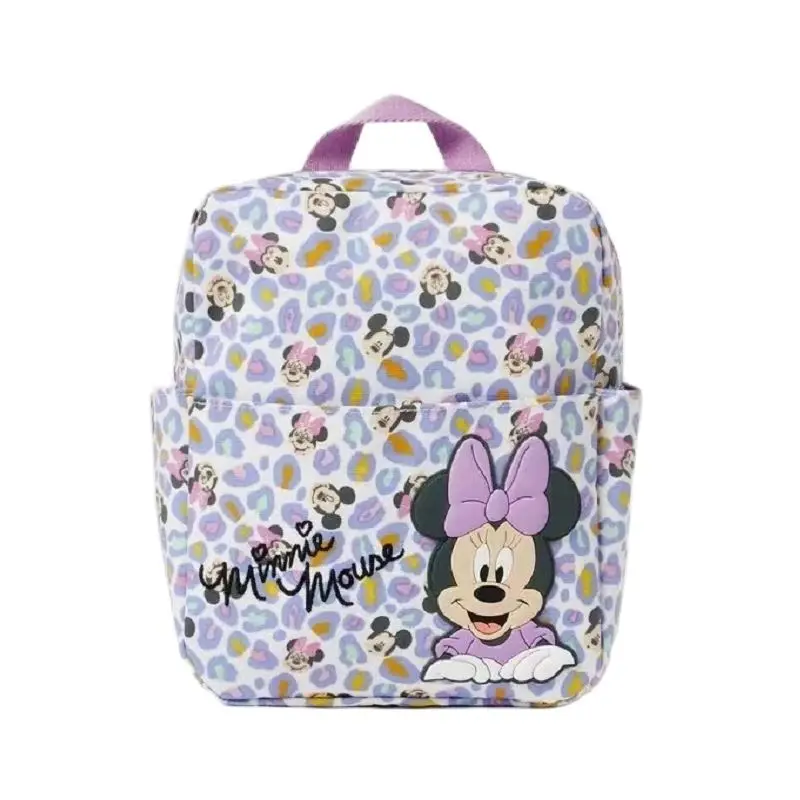

New Disney Mickey Baby Boys Girls Bacpack Cartoon Minnie Donald Duck Pattern Backpack Bag Anime School Bags Children's Bag Gifts