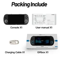 Trimui Smart Pro Console de jeu portable 4.96 ''écran IPS système Linux Joystick éclairage rvb Trimui rétro Console de jeu vidéo cadeau 6