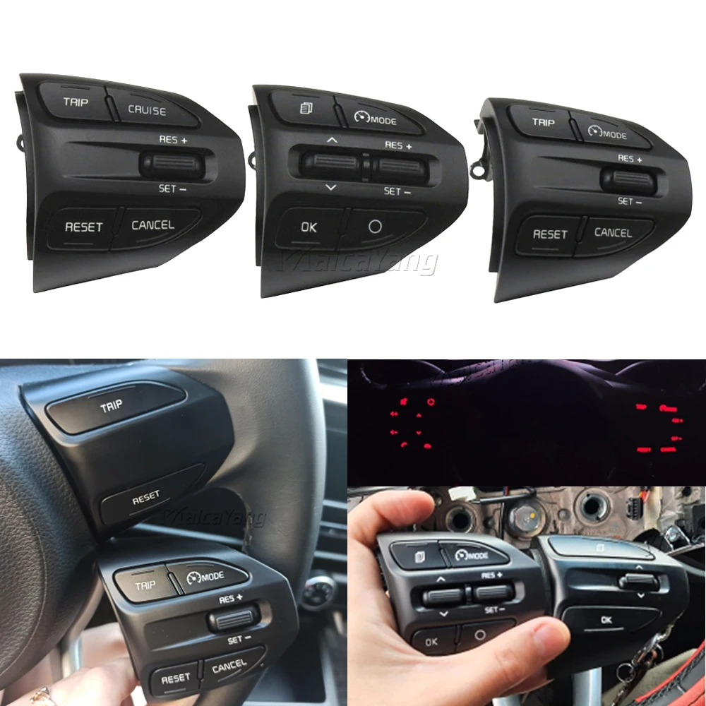 Per Kia Picanto Rio Morning 2018 Oem Auto Cruise Control Switch Wire Set No-Heated 96720 G6110 56190 H8100 Muslimah