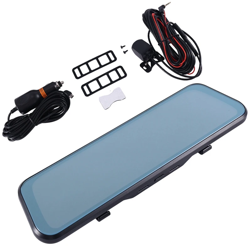 

Зеркало-видеорегистратор, 10 дюймов, 1080P, два объектива