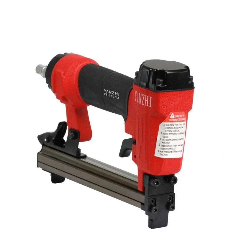 Pneumatic Staple Gun/Nail Gun Finish Nailer and Stapler 1.2x0.6mm Nail, 4-7Bar for DIY Project and Upholstery 2