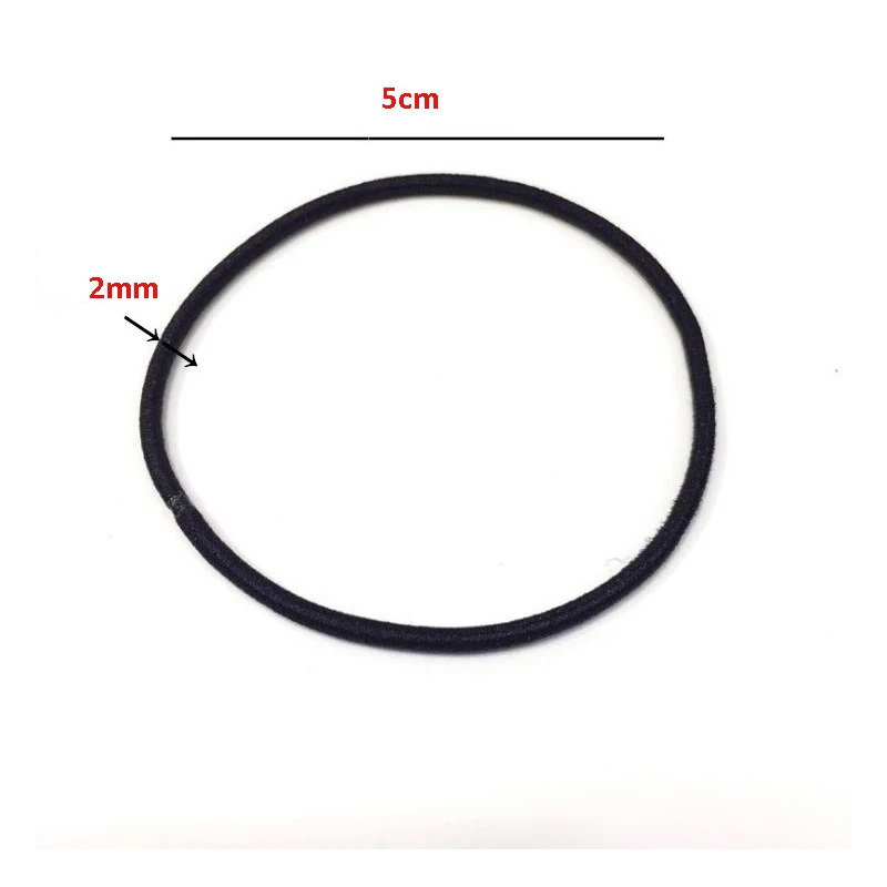 Neue Farbe Nylon Elastische Haargummi Gummiband für Frauen Männer Dünne Haarbänder Pferdeschwanz Halter Haar Zubehör – Detail 2