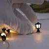 Miniature Lawn Lamp Model ABS 3V Led Lights For Diy Building Sand Table/Garden/HO Railway Scene Layout Diorama Kits 3/6/12Pcs 6