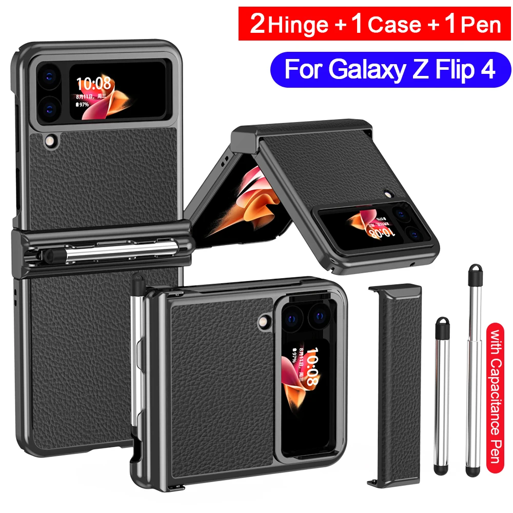 

2 шт., кожаный чехол-книжка для Samsung Galaxy Z 4