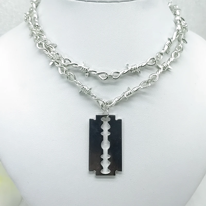 Razor Blade Necklace Dimebag