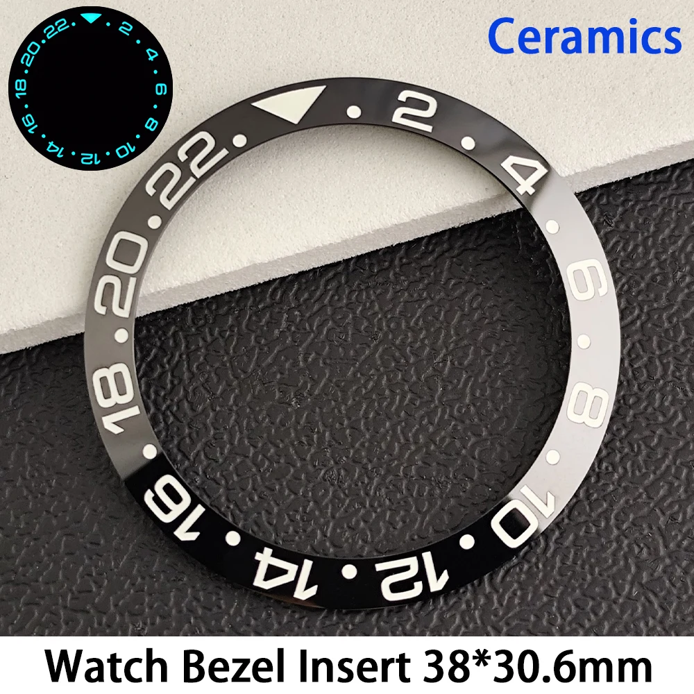 Premium 38mm Sloping Aluminum-Ceramic Bezel Insert