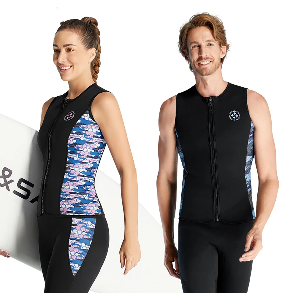 3MM Neoprene Sleeveless Wetsuit Water Sport Diving Vest and