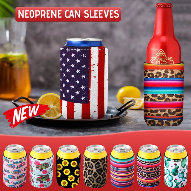  CM Pack of 4 Tall Boy Can Sleeves Soft Neoprene
