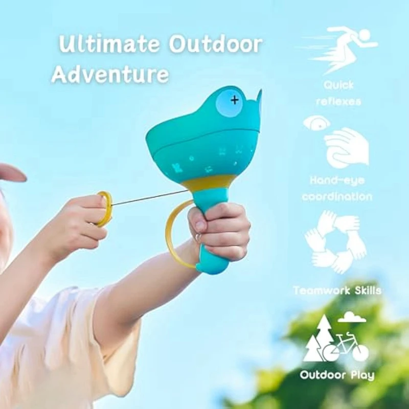 Launcher Set, Outdoor Spring Game, Safe And Fun Yard Toy, Promotes Active Play For Children-Y99A