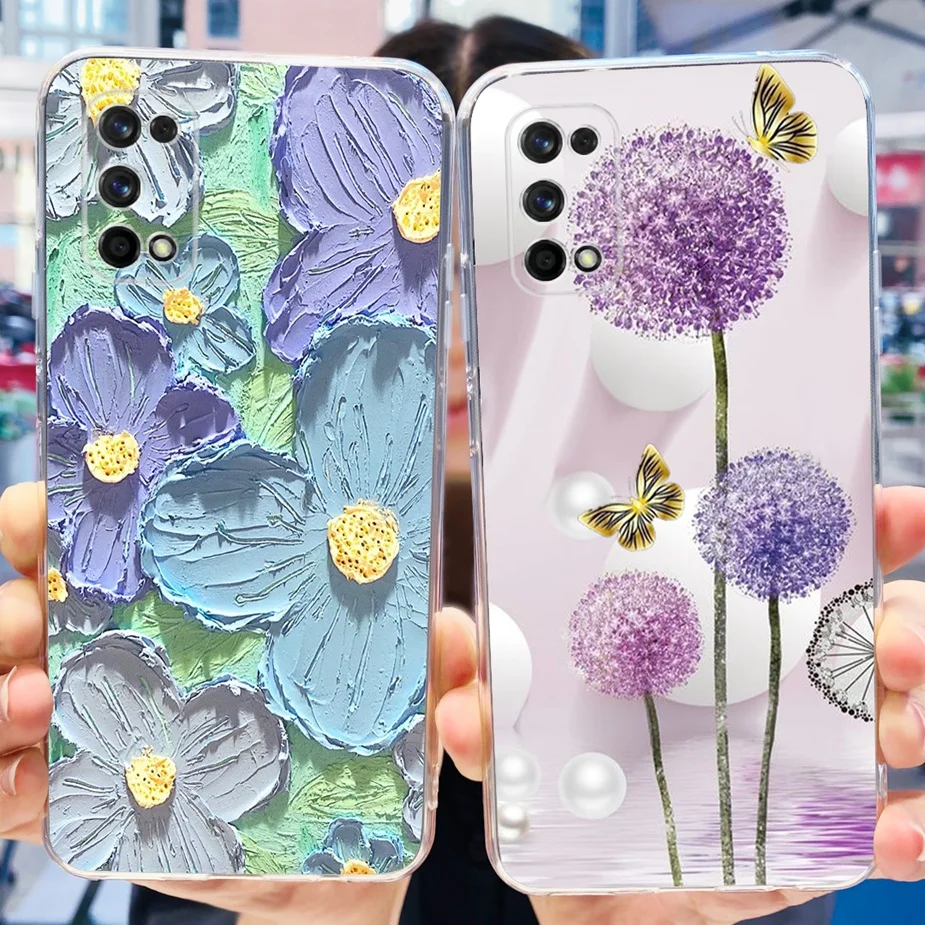Stylish Painted Soft Silicone Phone Case - Artistic Design Protective Cover