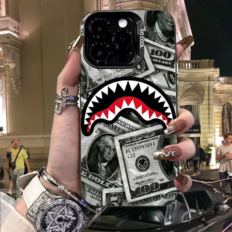 Frosted Acrylic Shark Tooth Phone Case