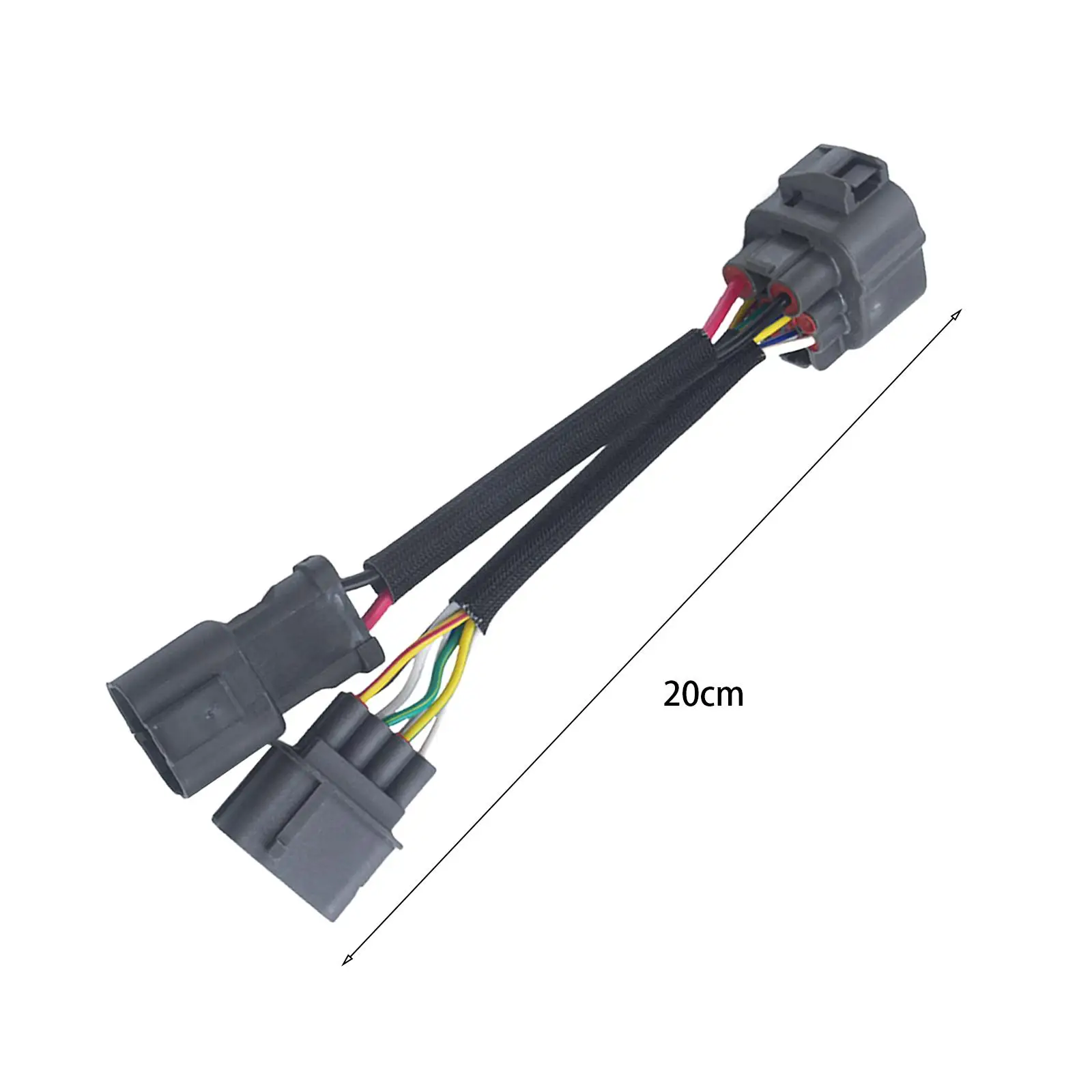 Distributor Jumper Harness Sturdy OBD1 to 10Pin OBD2 Easy Installation Multifunctional Engine Wiring Harness for Vehicle