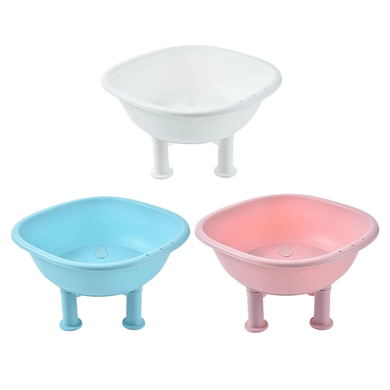 Sitz Bathtub Sitz Bathtub Non-Slip with Drain Holes with Hanging Hooks