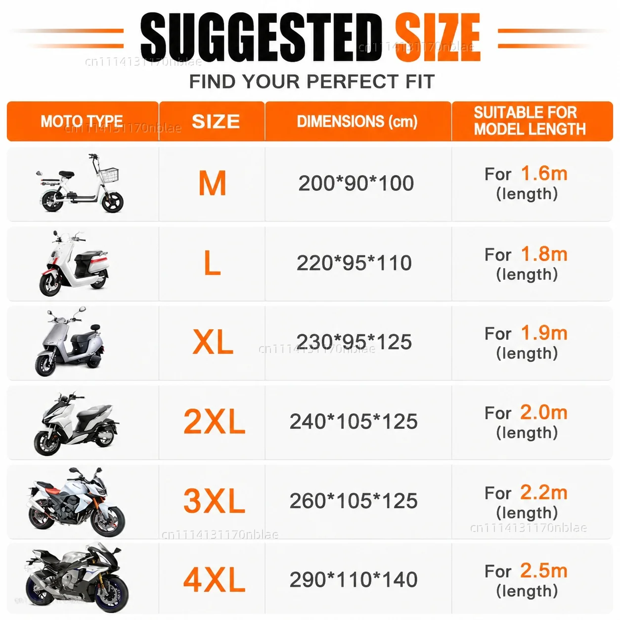 Waterproof Dustproof UV Protection Motorcycle Cover