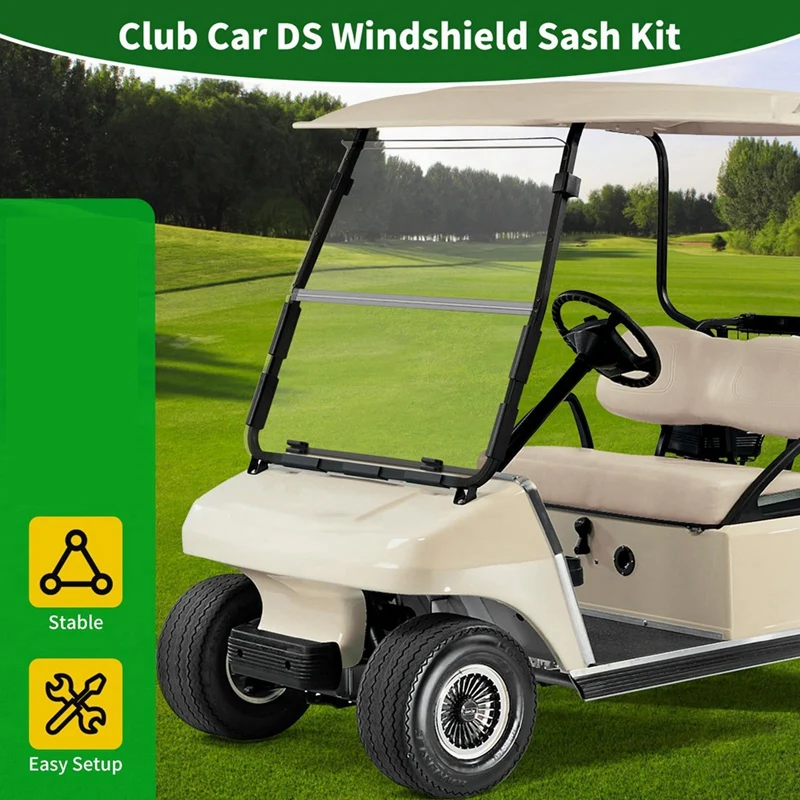 앞유리 고정 클립 키트, 골프 카트 앞유리 장착 새시 클립, EZGO TXT DCS PDS 1994-2013 교체
