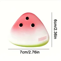 Watermelon Squeeze Toy Pink Green, Soft Stress Ball for Kids Party Favors, Classroom Rewards, Eid Christmas Halloween Gift - Image 6
