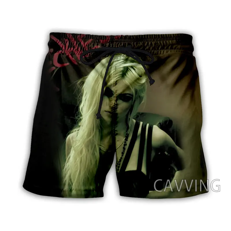 

CAVVING 3D Printed The-Pretty-Reckless Summer Beach Shorts Streetwear Quick Dry Casual Shorts Sweat Shorts for Women/men K01