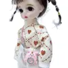 Plastic Doll Shoulder Bag 1/6 1/8 BJD Dolls Bag Colorful Space Backpack For 1/11 OB11 Obitsu11 Dolls DIY Doll Toys Accessories 3