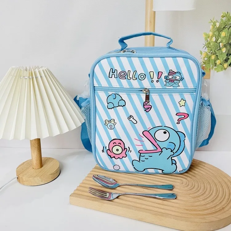 thumbnail image 1 of 2024 Sanrio Hello Kitty Kuromi - Bolsa de almuerzo portátil con diseño de corazón para niña, con diseño de My Melody, bolsa con cremallera de gran capacidad, juguete, 1 of 5