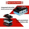 For Milwaukee M18 Power Tool Battery, Charger, BR, XC, 18V, 6000mAh 9000mAh  M18B5, 48-11-1860,2604-22 Built-in 18650 Battery 3