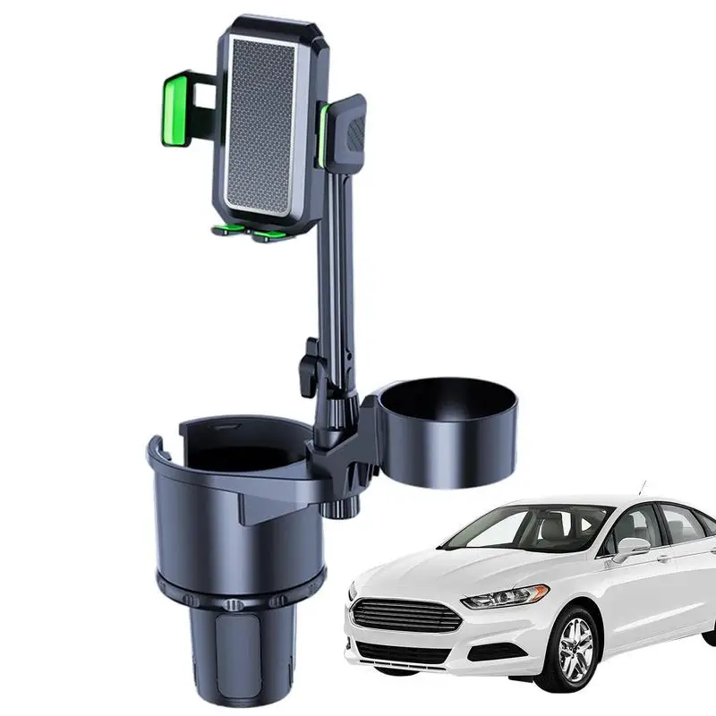 

Auto Cup Holder Extender 3 In 1 Car Cup Holder Adapter Stable Cup Holders Extender Cup Holder Cell Phone Holder Multifunctional