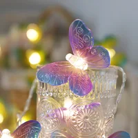 Butterfly LED Fairy String Lights Battery USB Operated Wedding Christmas Outdoor Room Garland Decoration Curtain Lights