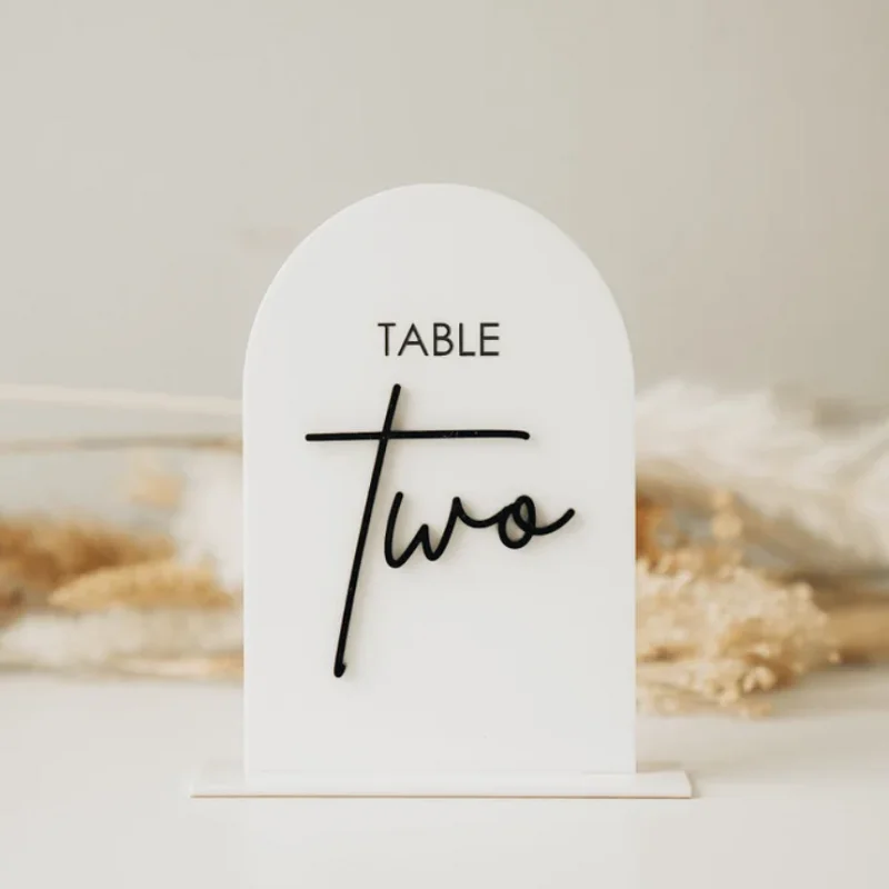 Acrylic Table Numbers, Arch Table Numbers, Wedding Wedding Signage, Decor， Numbers Decoration