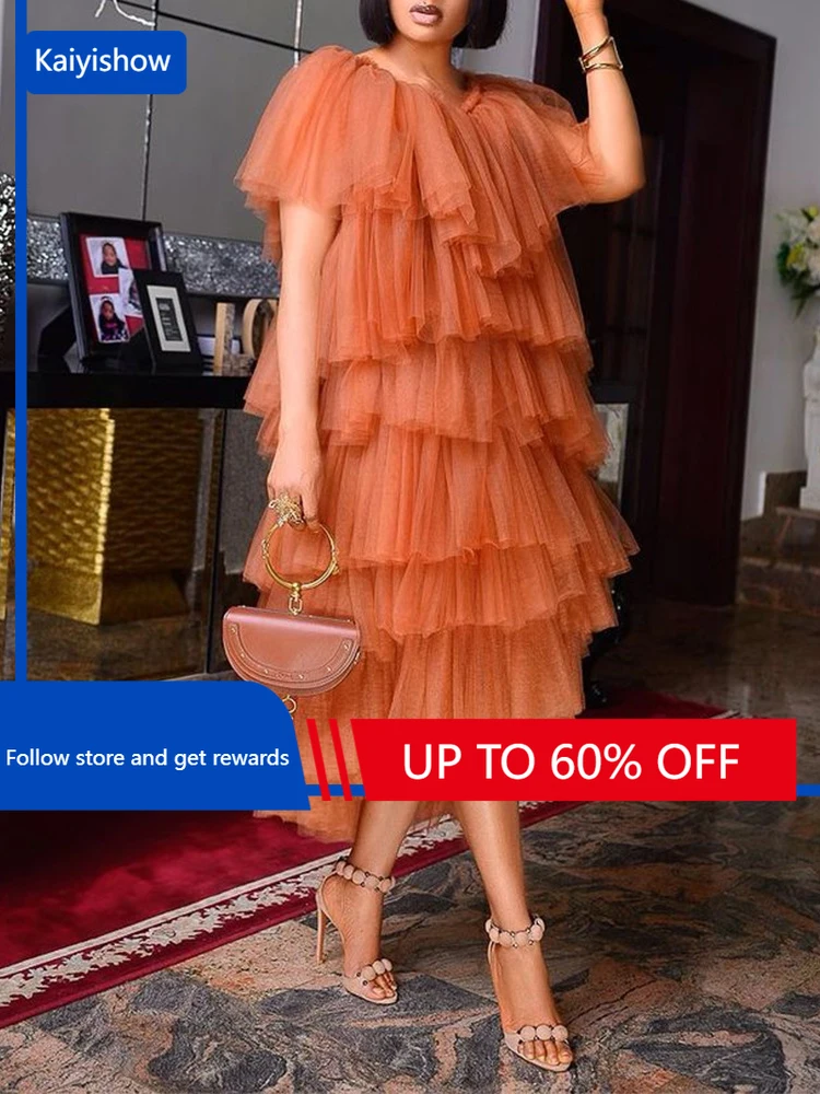 

Patchwork Lace Plain Dress For Women O Neck Flying Sleeve High Waist Straight Long Dresses Female 2023 Summer Clothing