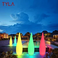 TYLA Modern Landscape Lamp USB 16 Colors LED Remote Control Creative Water Droplet Lawn Light Waterproof IP65 for Garden 1