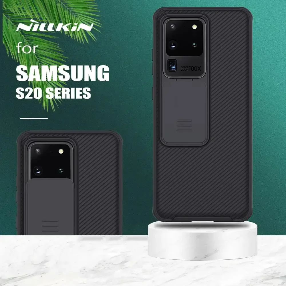 

Nillkin for Samsung Galaxy S20 Plus / Ultra Slide Protective Cover Camera Protection Phone Case for Samsung S20 Ultra Lens Case