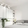 GU10 Track Light Set Track Lighting Wall Lamp Rail 220V Spot Lights Led Spotlight Fixture Clothing Store Shop Home Kitchen 2