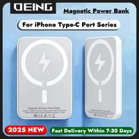Magnetic Power Bank For iPhone Type C External Auxiliary Battery Portable Wireless Charger for Apple Original Macsafe Powerbank 1