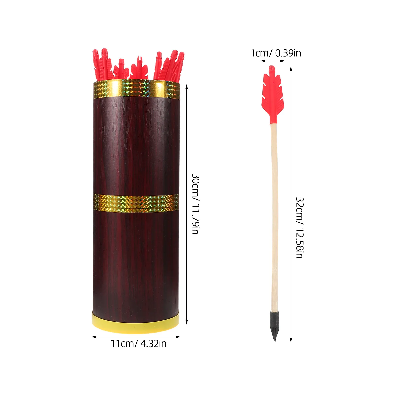 1세트 고대식 투척 놀이 게임 나무 화살 던지기 키트 캐주얼 실내외 파티 경쟁 게임