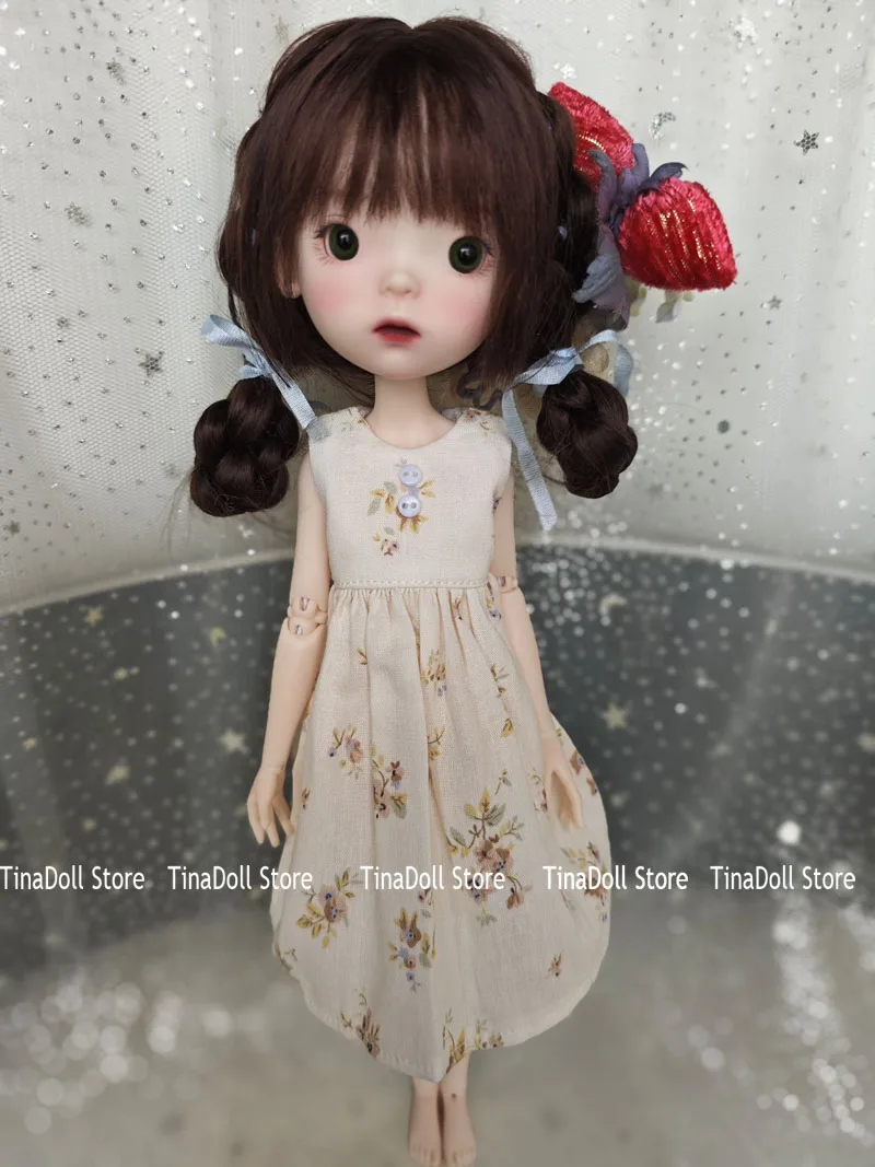 (TinaDoll Store) 농촌 꽃 스타일 Landoudou/blythe 1pcs 의류..